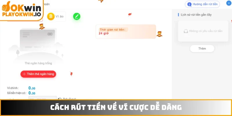 Cách rút tiền về ví cược dễ dàng