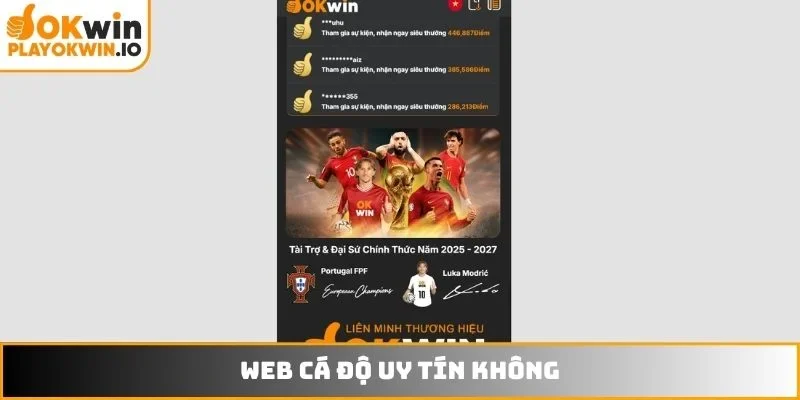 web cá độ uy tín không